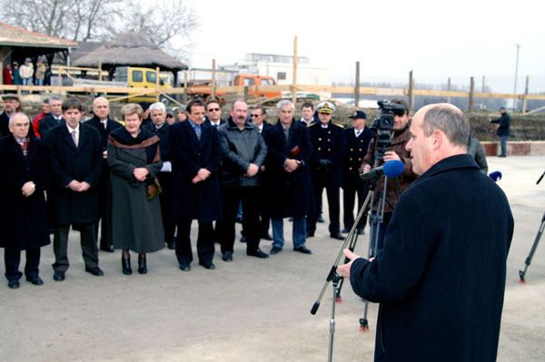 2009. 02. 17.- Položen kamen temeljac za zgradu Agencije za vodne putove